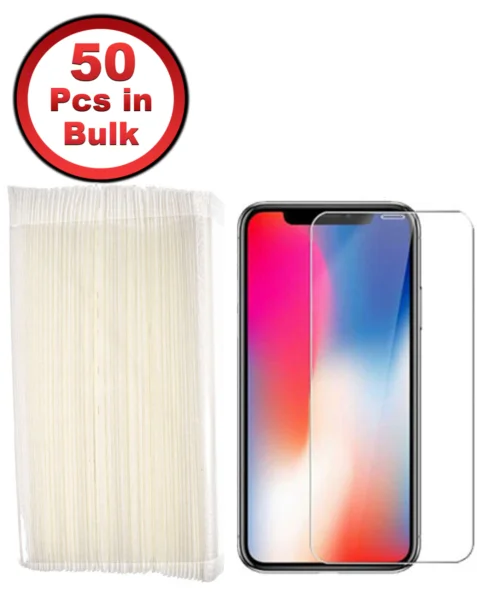 iPhone 12 Pro Max Clear Tempered Glass (2.5D/50 Pcs in Bulk)