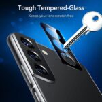 Galaxy S22 / S22 Plus Back Camera Tempered Glass (BLACK)