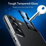 Galaxy S22 / S22 Plus Back Camera Tempered Glass (BLACK)