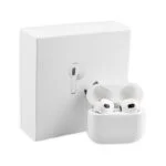 Bluetooth Earphone with Wireless Charging Case for Mobile Phone (1:1 AirPods 3rd)(Super High Quality) - White