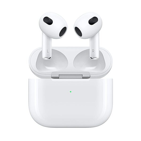 Bluetooth Earphone with Wireless Charging Case for Mobile Phone (1:1 AirPods 3rd)(Super High Quality) - White