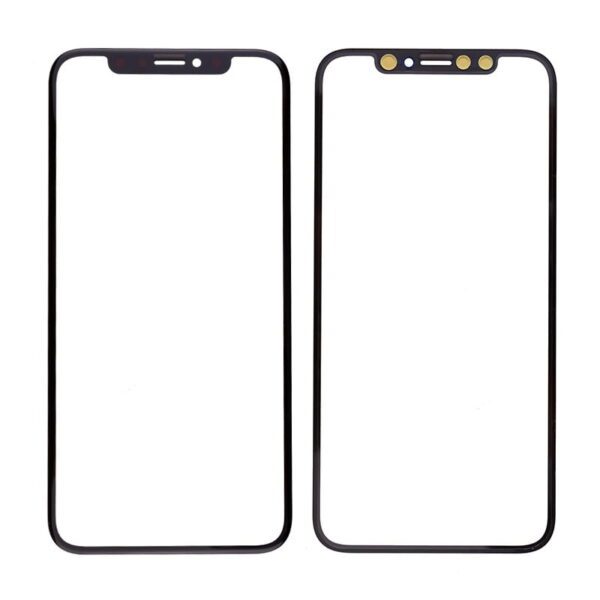 Front Screen Glass Lens with OCA for iPhone X XS - Black