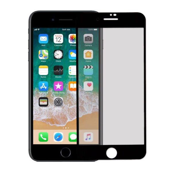 Full Cover Privacy Tempered Glass Screen Protector for iPhone 7 Plus 8 Plus(Retail Packaging)