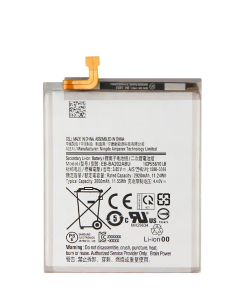 Galaxy A10E (A102) / A20E (A202) (EB-BA202ABU) Replacement Battery