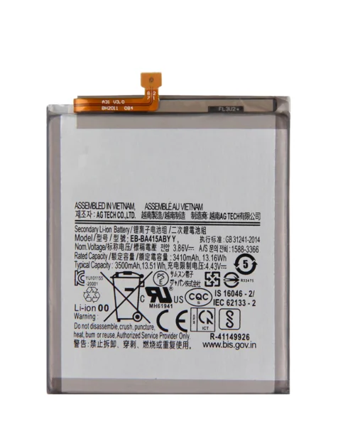 Galaxy A41 (A415 / 2020) (EB-BA415ABYY) Replacement Battery