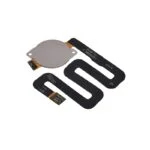 Home Button with Flex Cable,Connector and Fingerprint Scanner Sensor for Motorola One,P30 Play XT1941(for M) - White