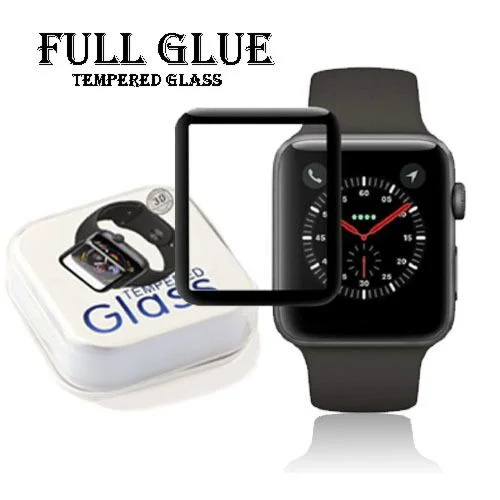 iWatch iiWatch Series 1 / 2 / 3 (38mm) Full Glue Tempered Glass (3D Curve/1 Pcs)Watch Series 1 / 2 / 3 (42mm) Full Glue Tempered Glass (3D Curve/1 Pcs) Series 4 / 5 /6 / SE (44mm) Premium Quality Full Glue Tempered Glass (3D Curve ) 4 / 5 /6 / SE (40mm) Full Glue Tempered Glass (3D Curve/1 Pcs)