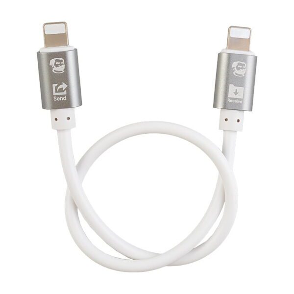 Mechanic Data Transfer Cable for iPhone 6 - 12 Pro Max iPad iPod 6 - Gray