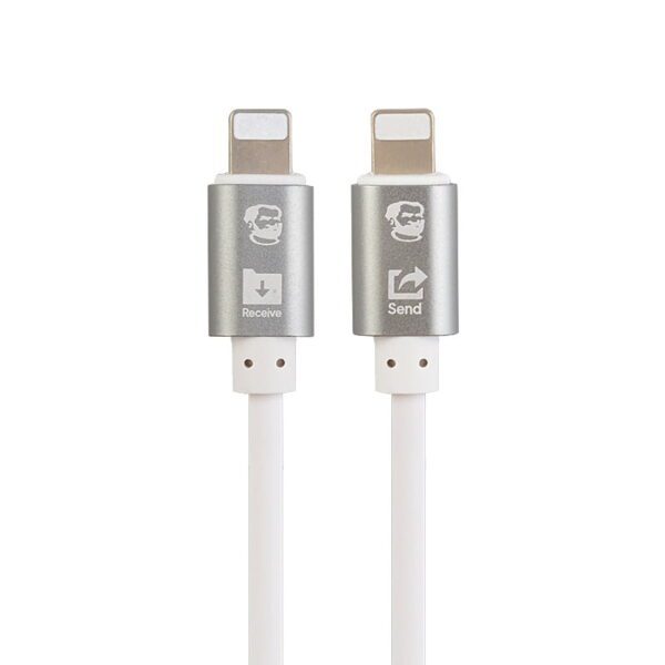 Mechanic Data Transfer Cable for iPhone 6 - 12 Pro Max/ iPad/ iPod 6 - Gray