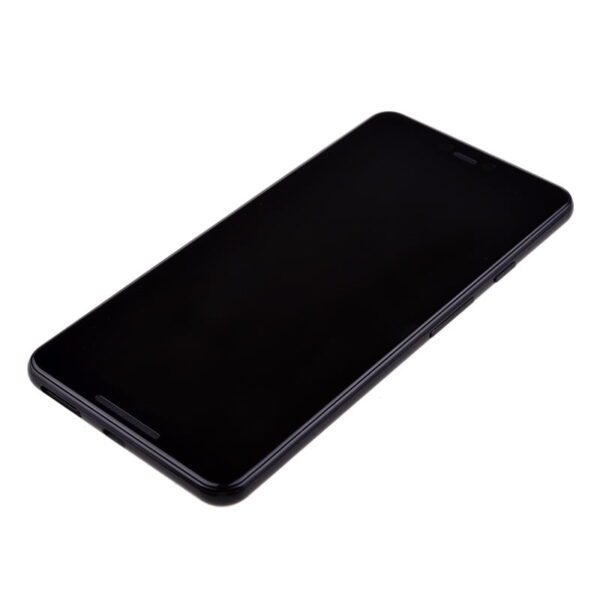 OLED Screen Display with Touch Digitizer Panel and Frame for Google Pixel 3 XL(Black Frame) - Black