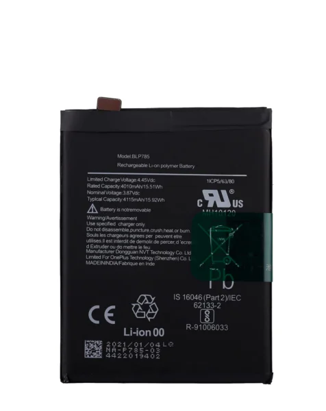 OnePlus Nord 4G (BLP785) Replacement Battery