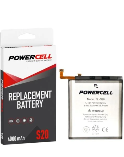 POWERCELL Galaxy S20 Replacement Battery (Not Compatible w/Verizon 5G UW Model)