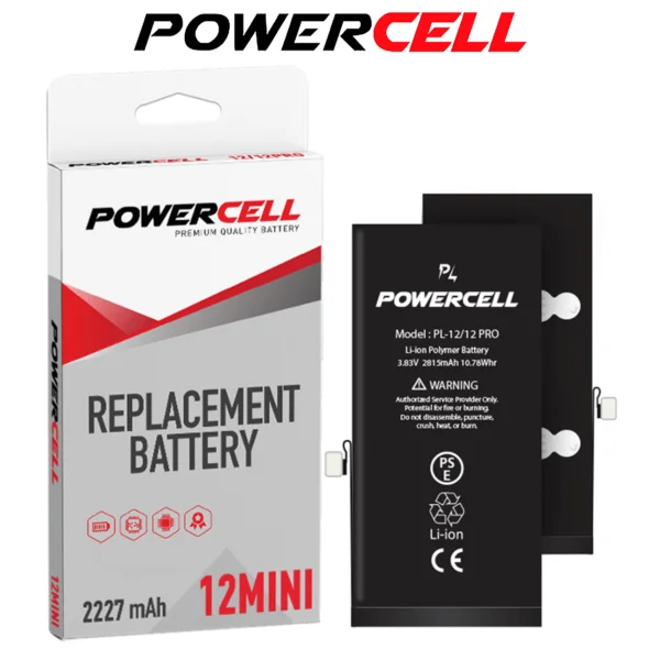 POWERCELL iPhone 12 Mini Replacement Battery