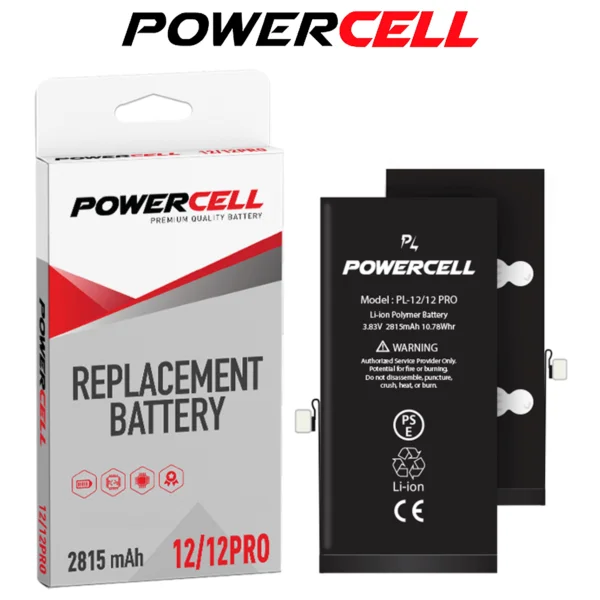 POWERCELL iPhone 12/ Pro / 12 Replacement Battery