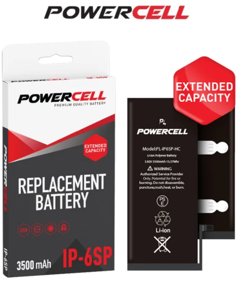 POWERCELL iPhone 6s Plus High Capacity Replacement Battery
