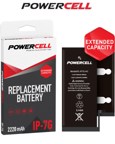 POWERCELL iPhone 7 High Capacity Replacement Battery