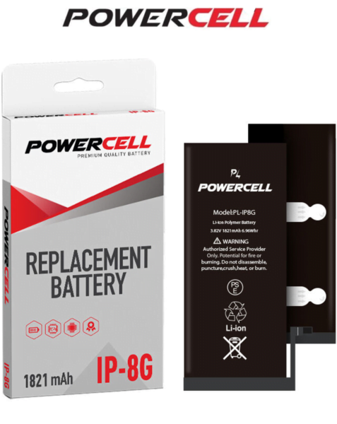 POWERCELL iPhone 8 Replacement Battery