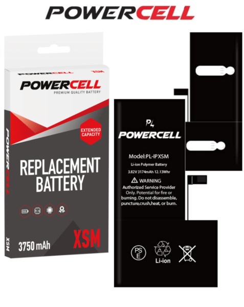 POWERCELL iPhone XS Max High Capacity Replacement Battery