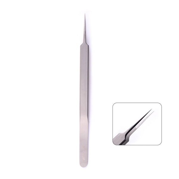 Precision Stainless Steel High-temperature Resistant Straight Tip Tweezer Tool for Mobile Phone Repair