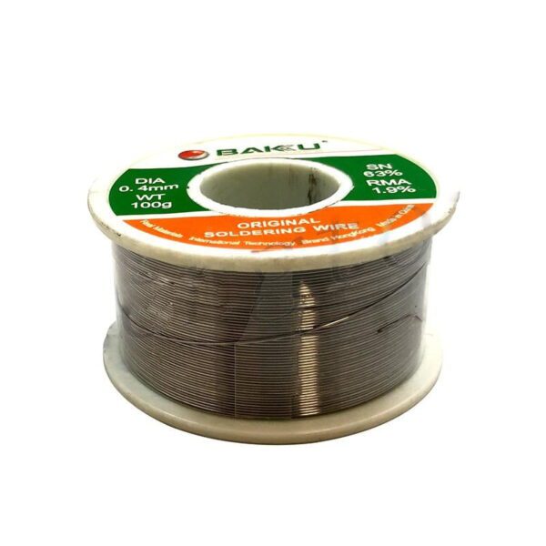 Rosin Core(With Flux)Solder Wire 0.4mm (Wt.100g)