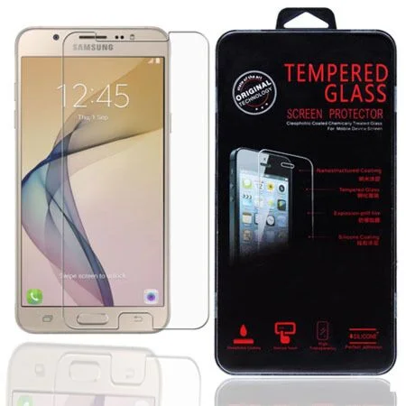 Galaxy J7 Prime (G610) Clear Tempered Glass (Case Friendly/2.5D/1 Pcs)