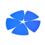 Thin Triangular Plastic Pry Tool for Mobile Phone Repair(5Pcs Set) - Blue