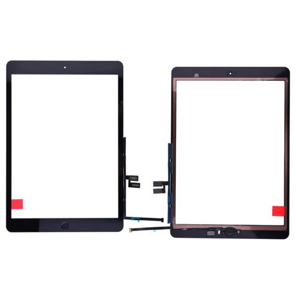 Touch Screen Digitizer With Home Button and Home Button Flex Cable for iPad 7(2019)/ iPad 8 (2020) (10.2 inches) (High Quality) - Black