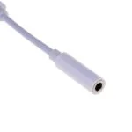 Type-C to 3.5mm Headphone Audio Jack Connector Cable - White