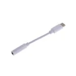 Type-C to 3.5mm Headphone Audio Jack Connector Cable - White