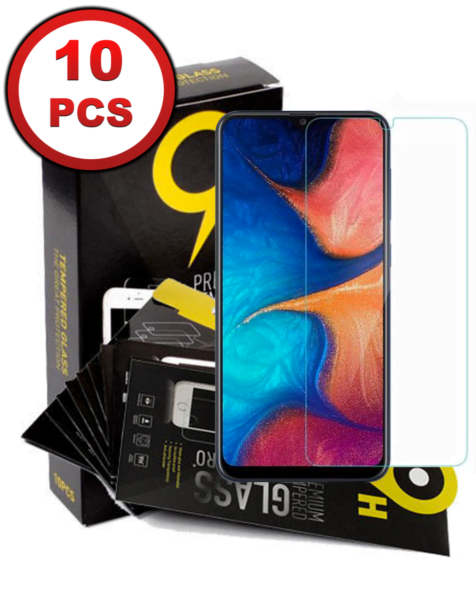 Galaxy A50 (A505)/A30 (A305) Clear Tempered Glass (Case Friendly/2.5D/10 Pcs)