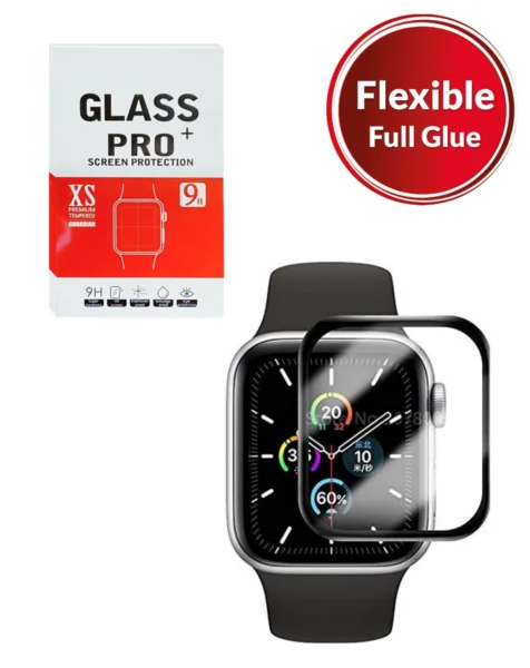 iWatch Series 7 (45mm) / Series 8 (45mm) Flexible Full Glue Tempered Glass (3D Curve/1 Pcs)