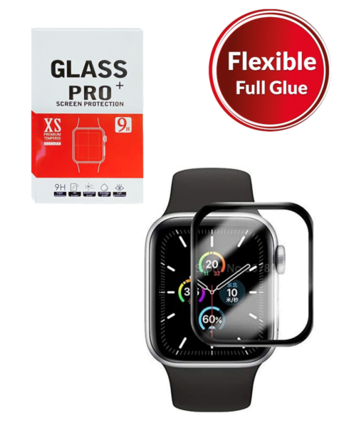 iWatch SeiWatch Series 1 / 2 / 3 (42mm) Flexible Full Glue Tempered Glass (3D Curve/1 Pcs)ries 1 / 2 / 3 (38mm) Flexible Full Glue Tempered Glass (3D Curve/1 Pcs) Series 4 / 5 /6 / SE (40mm) Flexible Full Glue Tempered Glass (3D Curve/1 Pcs)h Series 7 (41mm) / Series 8 (45mm) Flexible Full Glue Tempered Glass (3D Curve/1 Pcs)