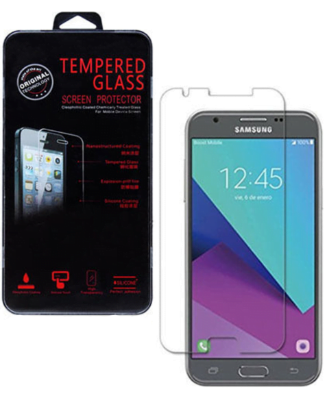 Galaxy J327 Clear Tempered Glass (Case Friendly/2.5D/1 Pcs)