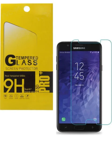 Galaxy J737 Clear Tempered Glass (Case Friendly/2.5D/1 Pcs)