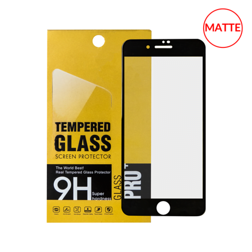 iPhone SE (2020) Matte Tempered Glass (2.5D / 1pcs) (BLACK)