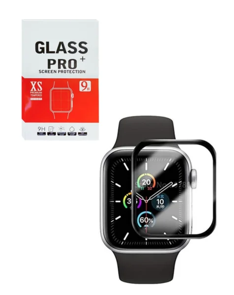 iWatch SeiWatch Series 4 / 5 /6 / SE (44mm) Flexible Full Glue Tempered Glass (3D Curve/1 Pcs)ries 7 (41mm) / Series 8 (41mm) Premium Quality Full Glue Tempered Glass (3D Curve )