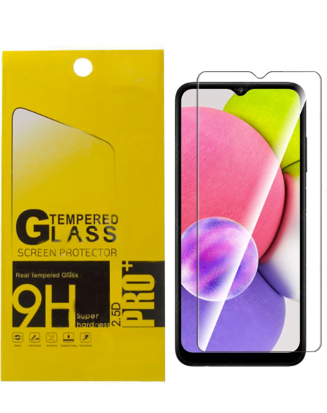 Galaxy A03s (A037/2021) Clear Tempered Glass (2.5D/1 Pcs)