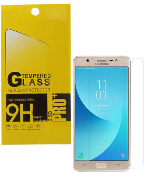 Galaxy J7 Max (G615) Clear Tempered Glass (Case Friendly/2.5D/1 Pcs)