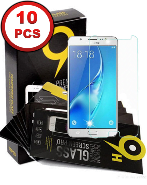 Galaxy J727 Clear Tempered Glass (Case Friendly/2.5D/10 Pcs)