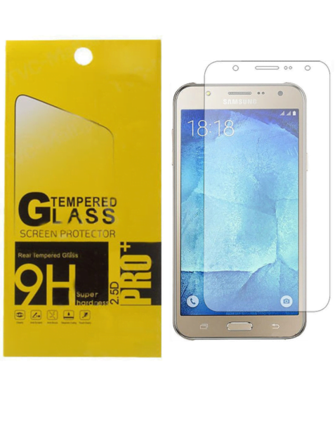 Galaxy J700 Clear Tempered Glass (Case Friendly/2.5D/1 Pcs)