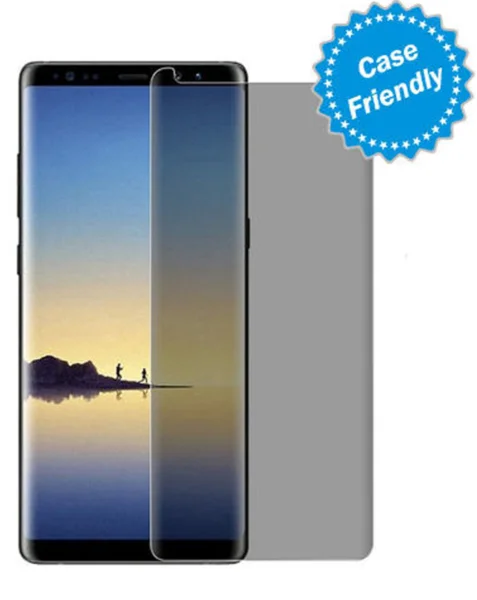 Galaxy Note 8 Privacy Tempered Glass (Case Friendly/3D Curved/Anti-Spy/1 Pcs)