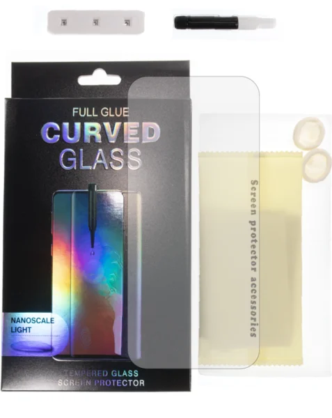 Galaxy S20 Galaxy S20 Plus Full Glue Tempered Glass w/Nano Liquid & Install Kit & UV Light (Case Friendly/3D CuUltra Full Glue Tempered Glass w/Nano Liquid & Install Kit & UV Light (Case Friendly/3D C