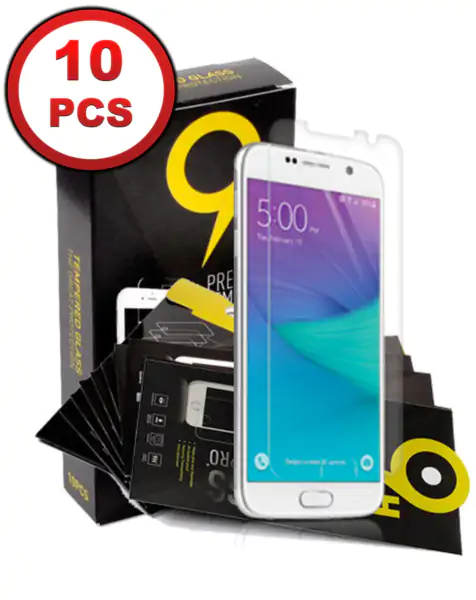 Galaxy S6 Clear Tempered Glass (Case Friendly/10 Pcs)