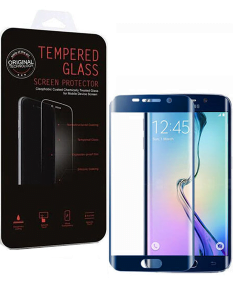 Galaxy S6 Edge+ Tempered Glass (BLUE) (Case Friendly/2.5D Curved/1 Pcs)