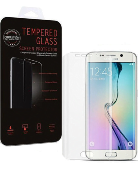 Galaxy S6 Edge Plus Tempered Glass (CLEAR) (Case Friendly/2.5D Curved/1 Pcs)