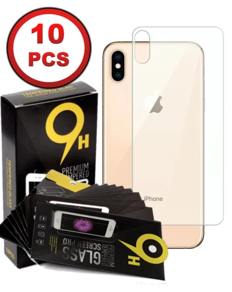 iPhone XS Max Back Tempered Glass (2.5D/10 pcs)