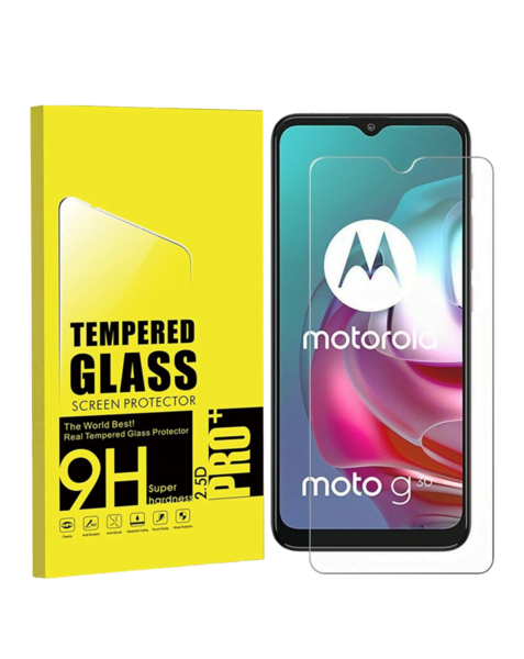 Motorola Moto G30 (XT2129-2) Clear Tempered Glass (2.5D/1 Pcs)