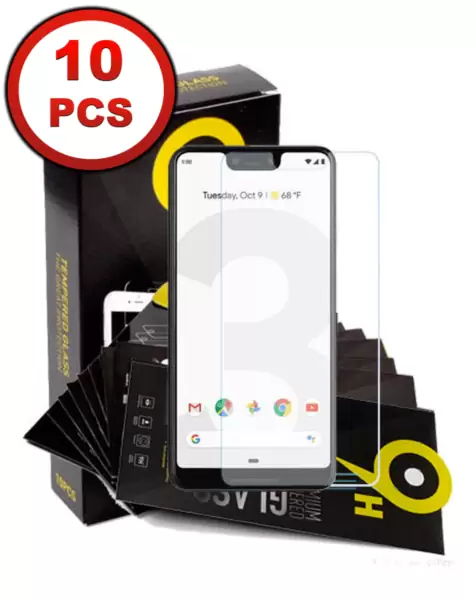 Google Pixel 3 XL Clear Tempered Glass (2.5D/10 Pcs)