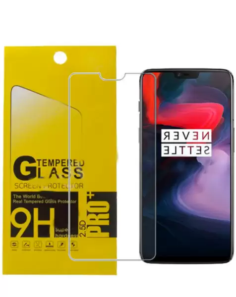 OnePlus 6 Clear Tempered Glass (2.5D/1 Pcs)