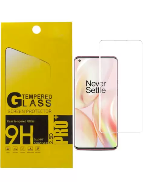 OnePlus 8 Clear Tempered Glass (2.5D/1 Pcs)